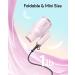 Wavytalk Mini Hair Dryer with Diffuser - 1600W Quiet & Lightweight Folding Blow Dryer in Pinky White | Ideal for Travel & International Shipping - Buy Online on GoSupps.com