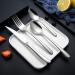 Stainless Steel Cutlery Thickened Western Steak Cutlery Set Tableware Supplies Stainless Steel Cutlery Silver - Buy Online on GoSupps.com