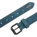 Didog Personalized Leather Dog Collar - Soft Padded Engraved Name Tag D-Ring for Small & Medium Dogs Custom Blue (M: 27-33 cm) - Buy Online on GoSupps.com