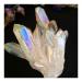 Natural Crystal Rough Natural White Angel Aura Crystal Cluster Electroplating Titanium Coating Quartz Cluster Stone (Color : Aura White Size : 130g) 130g Aura White