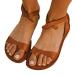 Lfzhjzc Bunion Corrector for Women Sandals Comfortable Bunion Corrector Sandals Women for Pain Relief Hallux Valgus Bunion Symptoms 9 Brown