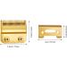 Walory Hair Clipper Blade - 2Pcs Hair Clipper Blade Cutter Head Replacement Blade for Wahl Electric Hair Trimmer Shaver Trimmers Clipper Accessories Gold - Buy Online on GoSupps.com