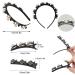 9Pcs Crystal Braided Hair Clips for Women - Hair Accessories with Stone Detail - Shipping from US | KKSS - Buy Online on GoSupps.com