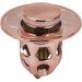 Popup Sink Plug Drain Strainer Drain Fitting Plug for Countertop Sinks with Anti-Clogging Strainer 6x6x6cm/2.4x2.4x2.4inch Brass - Buy Online on GoSupps.com