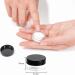Zitfri 5ml Transparent Cosmetic Jars - 60 Pack Mini Cream Containers with Screw Cap for Lip Balm & Creams - Versatile Black/White Options for Skincare - Buy Online on GoSupps.com