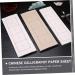 NUOBESTY 400 Sheets Copy Stickers Rice Paper Students Calligraphy Paper Professional Xuan Paper Writing Paper Brownx4pcs 40X12X0.1CMx4pcs - Buy Online on GoSupps.com