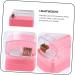 Healeved Nail Polish Head Box Charm Holder Nail Drill Bits Display Rack Nail Bit Holder Nail Drill Bit Organizer Clear Nail Supply Holder Pink Major Display Stand Women's Plastic - Buy Online on GoSupps.com