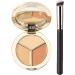 A three-color concealer a corrective and illuminating palette with a soft texture that conceals easily and naturally without chalking (1pcs) - Buy Online on GoSupps.com