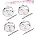 EXCEART 6 Pairs Screw Earplugs S925 Silver - Prevent Allergy - Medium Size - Set of 6 - Buy Online on GoSupps.com