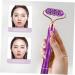 DOITOOL Facial Tool Facial Eye Care Hand Tools Eyelid Wisking Tool Electric Under Eye Roller Metal Eye Roller Eye Tool Dark Circle Remover Eye Mini Eye Supplies Purple Face - Buy Online on GoSupps.com