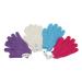 Exfoliating Shower Bath Gloves - 4 Pairs of Double-Sided Durable Nylon Body Scrub Exfoliators for Men Women & Kids | Perfect Acne & Dead Cell Remover - Buy Online on GoSupps.com