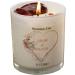 Personalised Wedding Day Candle Gift with Rose Gold Heart (Paris Garden) - Buy Online on GoSupps.com