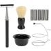 Yinhing Manual Trimmer Kit 5in Professional Beard Grooming Kit with Secure Trimmer Holder High Quality Soft Beard Brush Foaming Bowl and Convenient Storage Box for Effortless Grooming - Buy Online on GoSupps.com