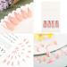 Sethexy French Coffin False Fingernails - 24 Glossy Acrylic Press-On Nail Tips for Women & Girls - Buy Online on GoSupps.com