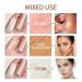 Liquid Highlighter #03 - Cream Highlighter for Natural Glow | Face & Body Brightening Makeup | Festival & Party Essential (1 PCS) - Buy Online on GoSupps.com
