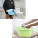 Utiao 2 Pack Plastic Square Wash Basin 16 Quart Deep Dishpan Blue Green - Buy Online on GoSupps.com