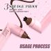 Waterproof Eyeliner - Smudge-proof Face Markers - Double-Ended Smudge-proof Eyeliner - For Parties Date Nights Theater Events and Vacations - Buy Online on GoSupps.com