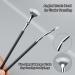 Angled Fan Shaped Eyelash Brush Eyelash Comb Separator Eyelash Comb Brush Mascara Fan Brush for Lashes Portable Folding Cosmetic Brushes Eyelash Separator Bent Applicators (2pcs Eyeliner Brush) - Buy Online on GoSupps.com