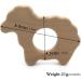 Wendysun 2pcs Cute Cartoon Sheep Wood Teether for Babies - Natural Beech Teething Toy - Buy Online on GoSupps.com