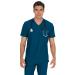 KOI Lite 667 Men's Force Scrub Top 3X-Large Plus Caribbean