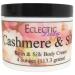 Eclectic Lady Cashmere and Silk Satin and Silk Cream Body Cream Body Lotion 4 oz - Shea Butter Aloe Silk Amino Acids Vitamin E Phthalate-Free Handcrafted in USA - Perfect For Women 4 Ounce (Pack of 1)