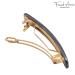 French Amie Small Metallic Grey Celluloid Hair Clip Barrette for Women and Girls - 2 1/4 Inches - Buy Online on GoSupps.com