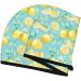 Yellow Lemon Microfiber Hair Towel Wrap - Super Absorbent Coral Velvet for Women | Quick Dry Cap for All Hair Types - Buy Online on GoSupps.com