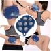Topbathy 2-Piece Full Body Massage Device - Handheld Muscle Roller & Back Massager with 360 Seven Ball Design - Ideal for Relaxation & Pain Relief - Buy Online on GoSupps.com
