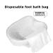 100 Plastic Liners for Ionic Detox Foot Tub Basin - Disposable Liners for Foot Spa, Beauty Spa, Hotel & Home Use - Buy Online on GoSupps.com