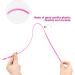 10 Pcs Drawstring Cords w/ Easy Threaders | Pink Flex Drawstring Threaders for Hoodies, Pants, Shoes | 5 Black & 5 White - Buy Online on GoSupps.com