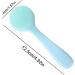 Silicone Manual Facial Cleansing Brush Skin Friendly Waterproof Face Cleaning Scrubber Exfoliator Cleanser Skin Friendly Face Scrubber for Blackheeads Whiteheads Makeup Residues Removal Blue - Buy Online on GoSupps.com