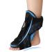supregear Adjustable Plantar Fasciitis Brace Breathable Foot Support with Spiky Plantar Fasciitis Night Splint for Flat Feet Achilles Tendonitis Heel Ankle Foot Pain 1 Black with Blue Pad