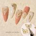 InfantLY Bright 3D Butterfly Nail Art Stickers - Gold & Silver Holographic Designs - Buy Online on GoSupps.com