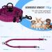 Nasjac Double Dog Leash - No Tangle 360 Rotatable Bungee Leash for Small to Large Dogs | Adjustable Shock-Damping & Reflective Design - Buy Online on GoSupps.com