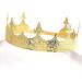 Royal King Metal Crown Hair Jewelry for Men - Halloween Gold Tiara Diadem - Buy Online on GoSupps.com