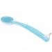 Long-Handle Blue Bath/Shower Body Brush & Back Scrubber with Soft Bristles - Buy Online on GoSupps.com