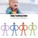 4 Unique Shape Kids Teether Toys | Easy to Hold Baby Teething Gift for Toddlers | International Shipping - Buy Online on GoSupps.com