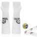 Homury 1 pair of volleyball arm shear: women arm tulips with protective pads and thumb hole Sports compression arm wrist support forearm protection accessories for volleyball training