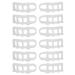 Toe Separator Unisex Toe Separator Portable Hallux Toe SeparatorBunion Corrector 4 Holes Hallux Valgus Corrector High Elasticity SEBS Foot Toe Spreader Toe Separation Tool Toe Separator Spacers & Straighteners