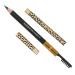 NOLITOY 2pcs Brow Brush Eyebrow Pencil Waterproof) Eyebrow Pencil Brush Palette Make up Filler Women's 1 count (Pack of 1) Black