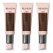 3 x Revlon Photoready Candid Natural Finish Foundation 22ml - 560 Espresso