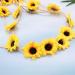 Sunflower Hairband: Floral Headpiece for Girls - Perfect Hair Accessory for Parties, Weddings & Gifts - Yellow - Buy Online on GoSupps.com