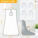 Beard Trimmer Catcher JT JUSTIME Beard Shaving Apron Bib Moustache Grooming Kit with Shaping Tool for Men's Trimming Hair Cutting Cape - Buy Online on GoSupps.com