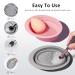 2 Pack Silicon Makeup Brush Cleaner Mat & Bowl Scrubber - Portable Washing Tool for Brushes, Sponges & Puffs (Gray & Pink) - Buy Online on GoSupps.com