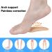 Arch Support Shoe Inserts for Women & Men - 12PCS Gel Insoles for Flat Feet - Relieve Pressure & Pain - 3 Black/3 Clear - Reusable & Comfortable - Buy Online on GoSupps.com