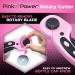 Pink Power Fabric Rotary Cutter Set - 45mm Sewing & Quilting Blade with Ergonomic Handle for Crafting and Scrapbooking - Buy Online on GoSupps.com