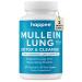 Mullein Leaf Extract for Lung Detox & Cleanse - Natural Lung Cleanse for Smokers - 9-in-1 Lung Health Supplement with Marshmallow Root Echinacea Licorice & More 60 Capsules