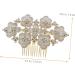 Housoutil Hair Comb Bridal Accessories Bridal Hair Side Combs Girl Accessories Wedding Bridal Hair Baroque Decor Hair Accessory for Girls Wedding Headband Tiara Hairpin Crystal Bride Metal - Buy Online on GoSupps.com