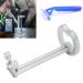 Premium Stainless Steel Razor Holder Stand - Universal Men s Shaving Brush Drying Stand - Modern Design for Practical Grooming - Buy Online on GoSupps.com