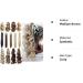Long Claw Ponytail Hair Extension One Piece - Clip in Synthetic Straight Curly Hairpiece 12 Medium Brown - Buy Online on GoSupps.com